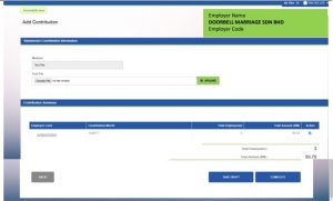 How to submit employee’s SOCSO contribution online?